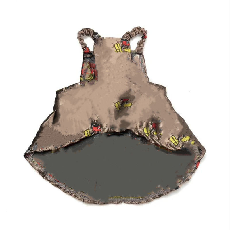 

Designer Dog Dress Sweet Pattern Dog Apparel Letter G Mouse Dog Skirt Cute Princess Cat Dresses Puppy Skirt For Small Girl Doggy, In the figure