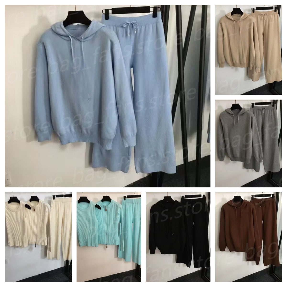 Designer Tracksuits Fashion Long Sleeve Hoodies Sweaters Pants Women&#039;s Two Three Piece Sets 25438-image-921148085