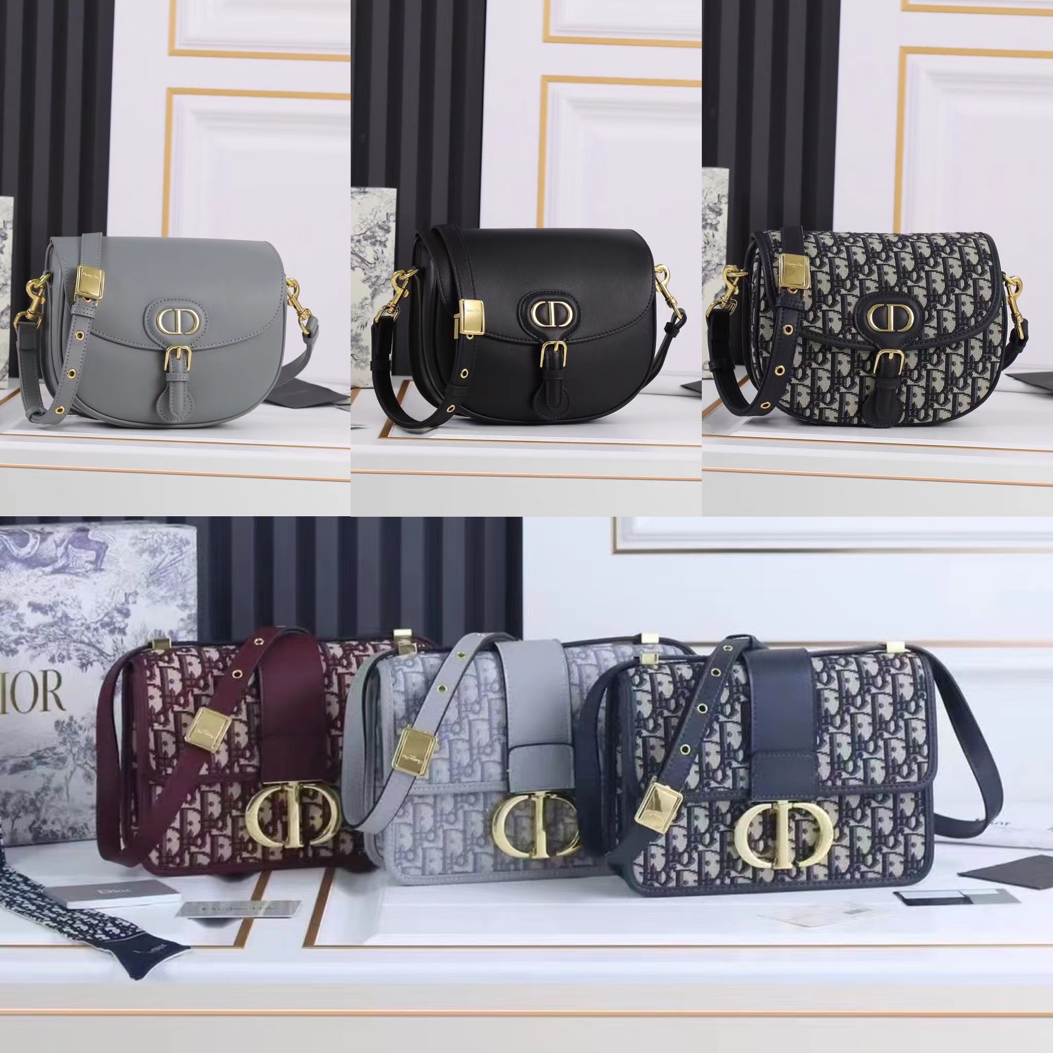 Dior 30 Montaigne sac bobby sacs sac à bandoulière femme sac à main 24CM avec boîte sacs à bandoulière designerbagsss CD 1001