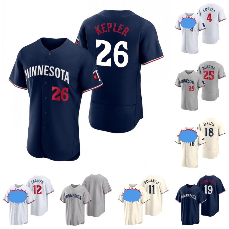 

Minnesota Max Kepler Twin Jersey Edouard Julien Byron Buxton Kyle Farmer Carlos Correa Kenta Maeda Joey Gallo Jose Miranda Royce Lewis Jhoan Duran Alex Kirilloff, Mens cool base cream