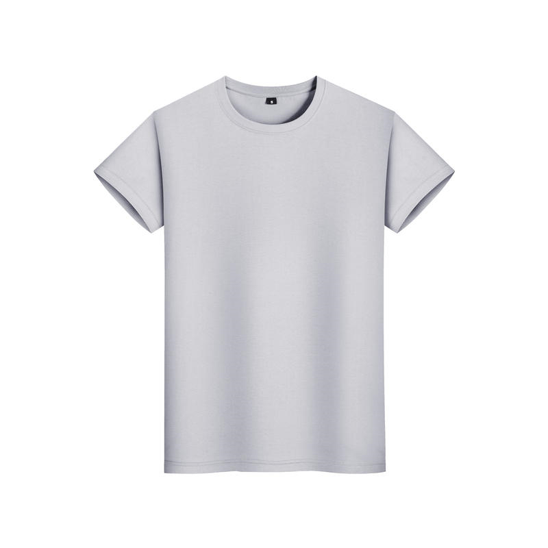 

New Sports Outdoor Clothing Fan Top Summer Round Neck Men GreyT-shirt, Gray