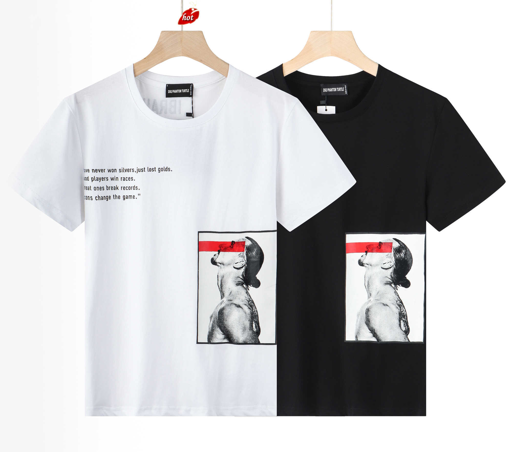 

Mens TShirts Mens Designer T Shirts Black White Back Skater Tshirt Men Summer Fashion Casual Street Tshirt Tops Plus Size MXXXL 1582 dsquare 2 d2 dsqs dsq2s C3IE