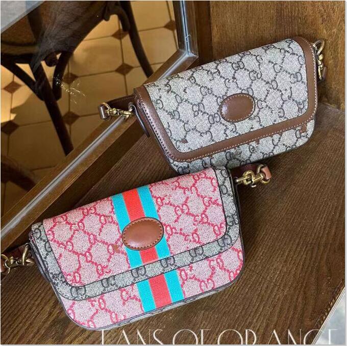 

Top luxury designer purse Crossbody bag booth France Parisian plaid style men's and women's high-end purse, Brown