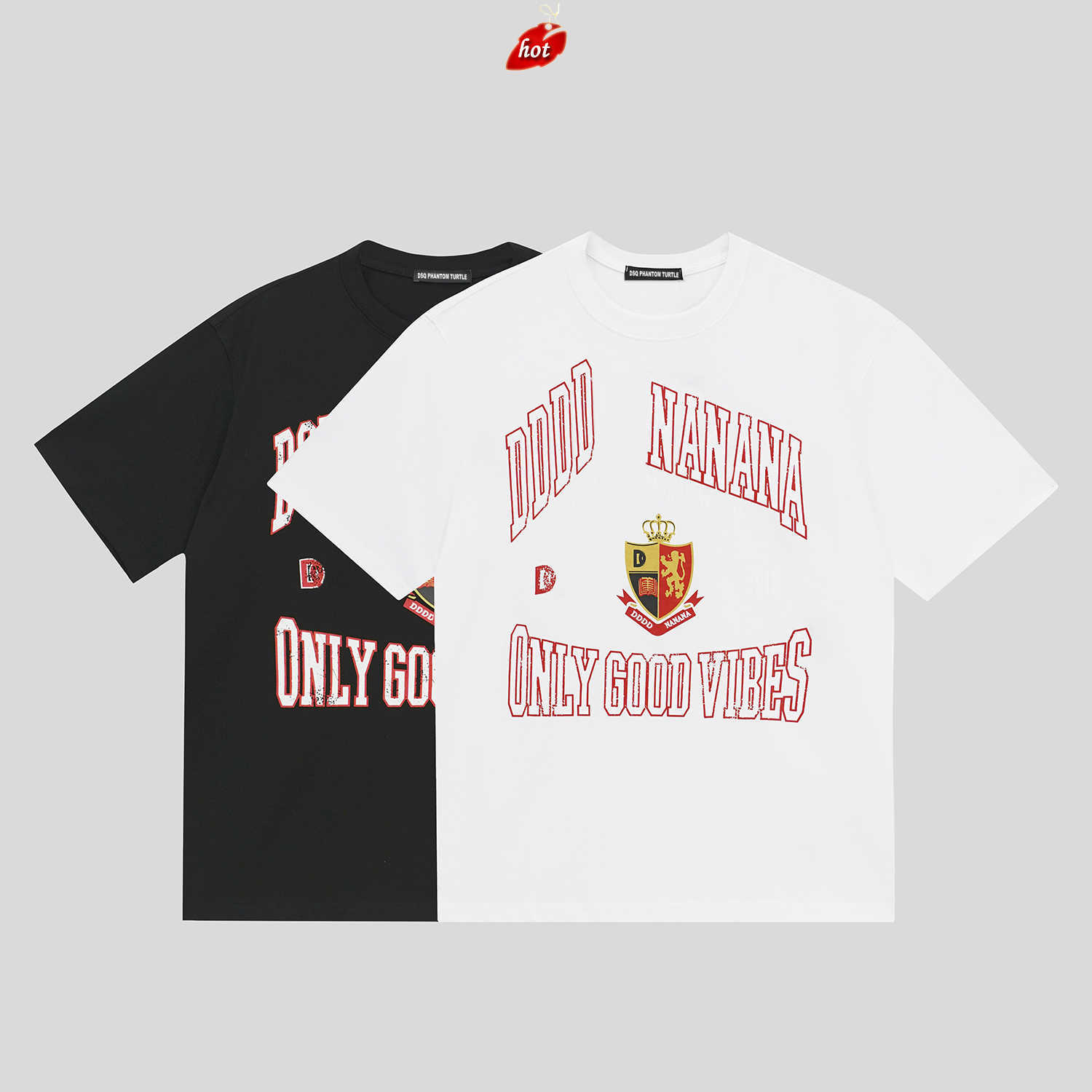 

Mens Designer T shirt Italian Milan Fashion Print Tshirt Summer Black White Tshirt Hip Hop Streetwear 100 Cotton Tops Plus size 0579 dsquare 2 d2 dsqs dsq2s GI6M