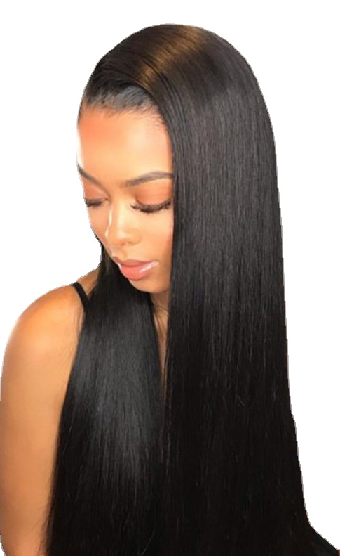 

13x4 Lace Frontal Human Hair Wig Brazilian Natural Glueless Bone Straight Transparent Lace Front Wigs for Women Pre Plucked, 13x4 transparent