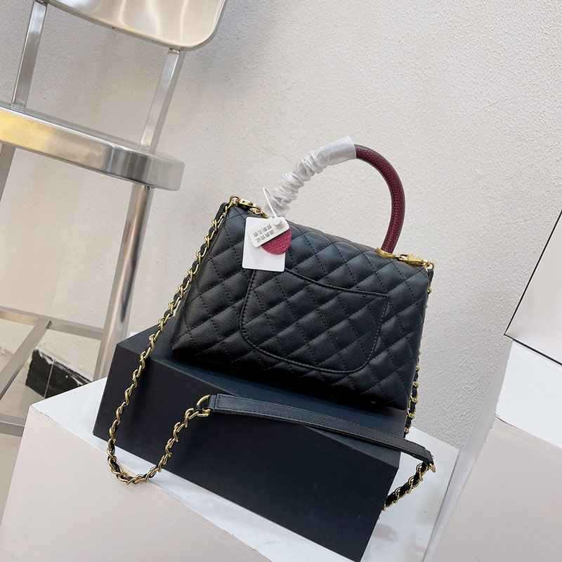 

Plaid Designer Bag Solid Colors Crossbody Bag Chain One Shoulder Bag Ladies Hand Bag Luxury Elegant Design Bag Shoulder Bag Metal Chain Cosmetic Bag size 25 9 14 cm, 1#25x9x14cm