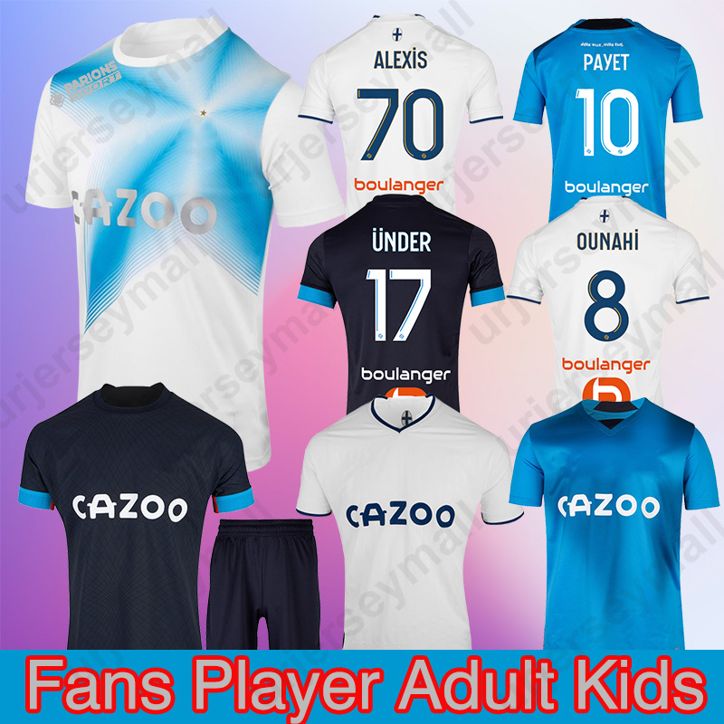 

22 23 Marseilles Special soccer jerseys 2022 2023 maillot foot OM VITINHA CUISANCE GUENDOUZI ALEXIS GERSON PAYET CLAUSS football shirts men kids Uniform 11101, Away sponsor ligue 1