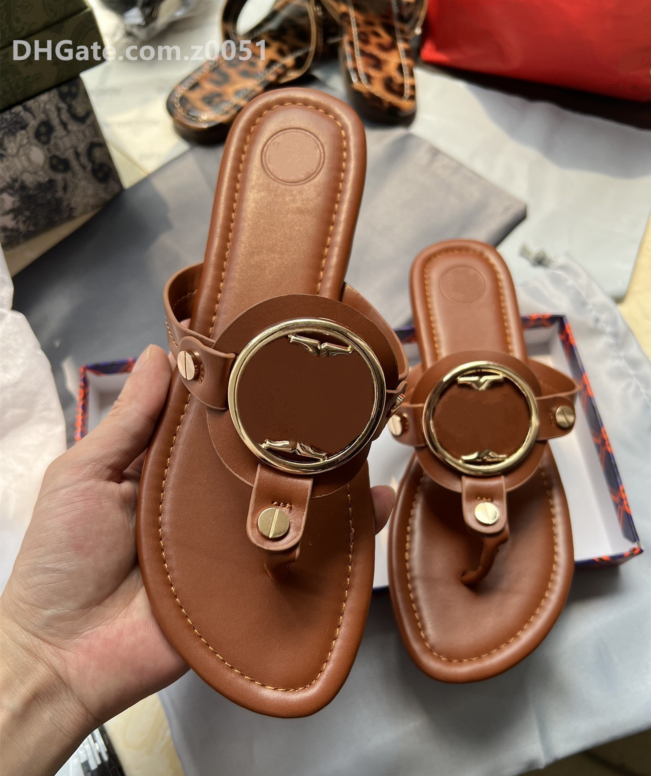 

2023 Women Summer Brand designer Sandal Casual Beach ty Shoes miller Bohemia Sandals Lady T-strap Thong jelly Flip Flops Mujer Slippers Tories Patent leather Slide, T2 high quality + fast delivery