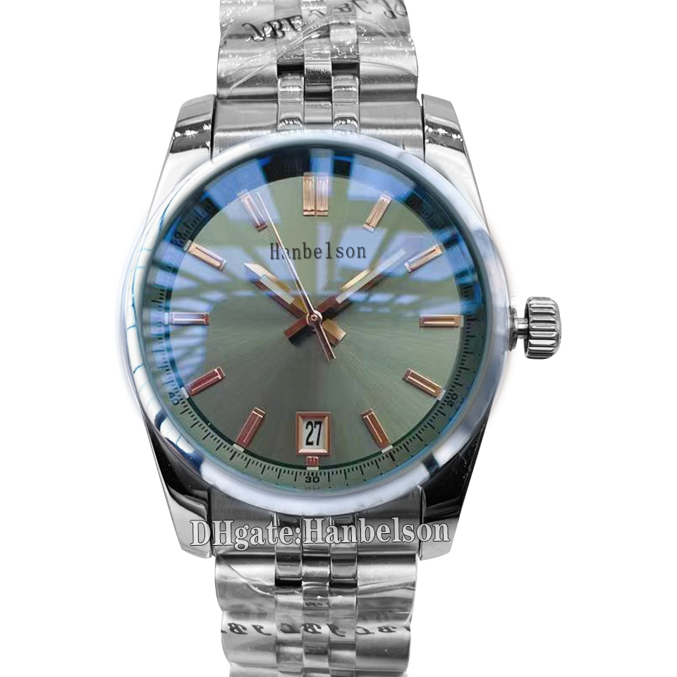 Women watches Mint green dial Metal all steel strap Female watch Quartz movement 36mm Gift Wristwatch-image-921415013