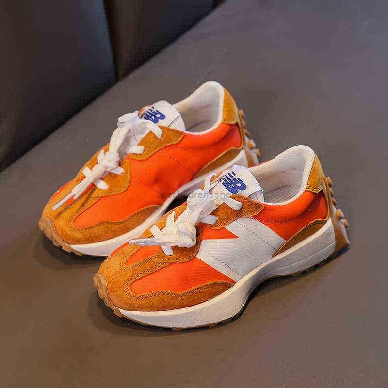 

2023 Spring Children 'S Sport Shoes Boys 'Girls 'Small Waist Casual Shoes Fashion Baby Kids Sneakers Size 21-37 2723, Black