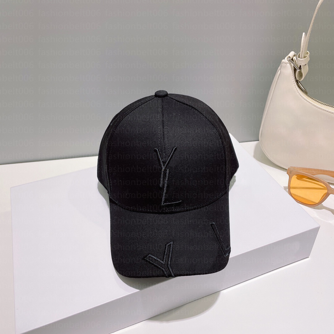 

Baseball cap letter logo Y cape designer Beanie hat Luxury casual hat for men and women Unisex fashionbelt006, Black