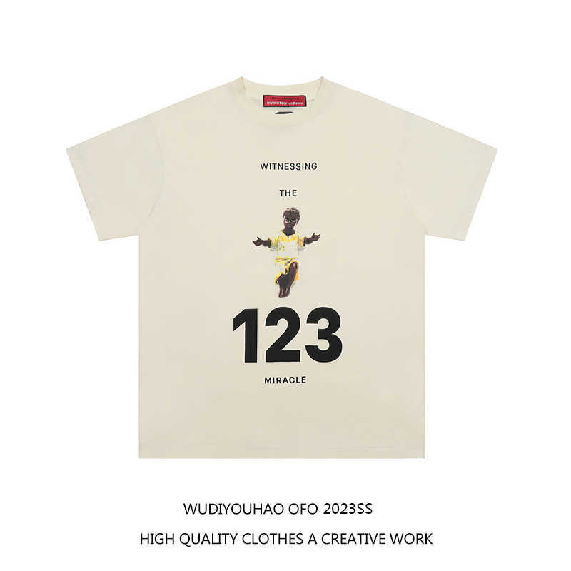 

ESS Tees T-Shirts Luxury Designer fashion clothing FEARs OF GOD FOG American niche trendy brand RRR123Jerry same style little angel T-shirt short sleeved Mens Womens, Apricot
