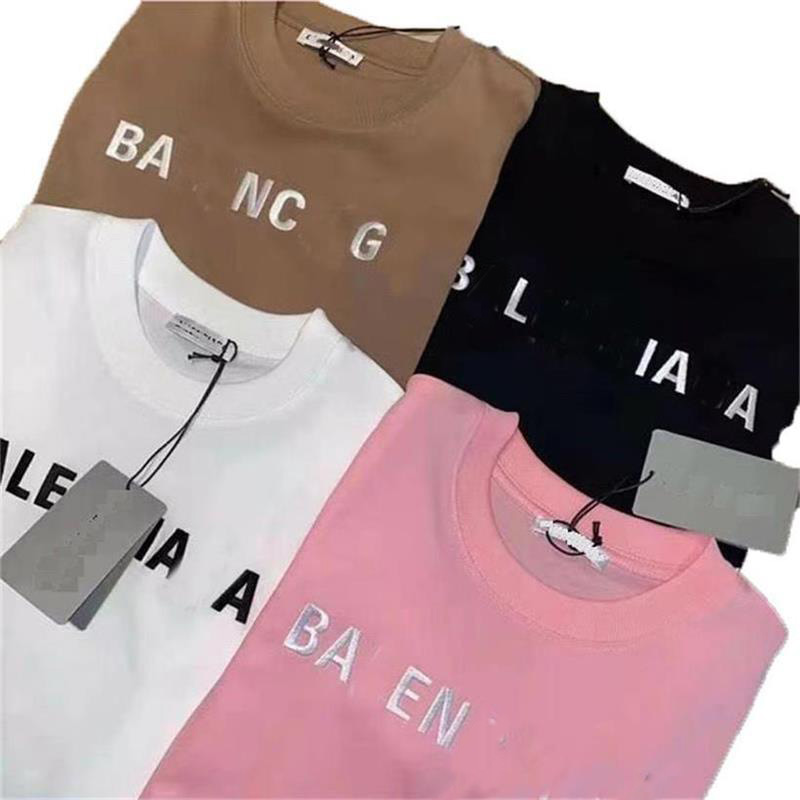 

Mens T Shirt Designer For Men Womens Shirts Fashion tshirt With Letters Casual Summer Short Sleeve Man Tee Woman Clothing Asian Size S-4XL AQA, White