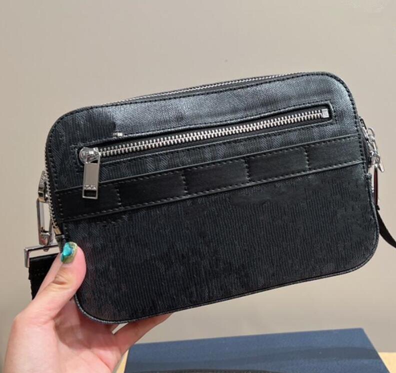 

202ASD unisex homme camera messenger bag with original box shoulder bags wallet handbag designer coin purse high quality backpack, Black