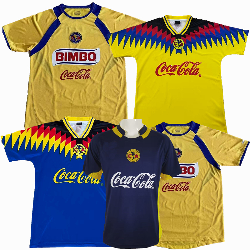 

2004 2005 2006 Retro Club America soccer jerseys 1995 1996 04 05 06 C.BLANCO vintage classic football shirt, 2005 home