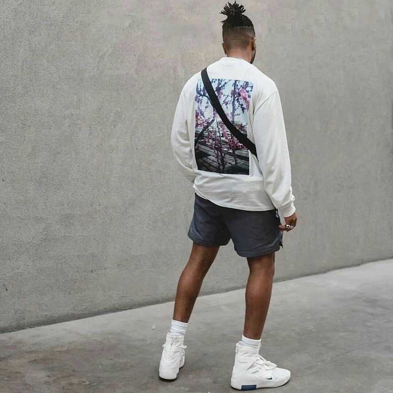 

Ess Hoodies Fears of God Fog Essen Double Thread Floral Loose High Street Long Sleeved T-shirt Mens Womens Sweatshirts, Shipping fee