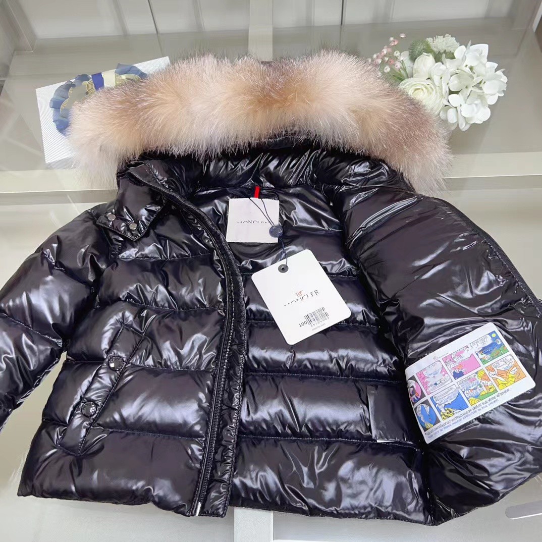 hoodies Kids Coat kid Hooded baby Winter Coats Boys Girls clothes Thick Warm Outwear Clothing Tops brand Outerwear Wolf collar Goose down filling-image-803225775