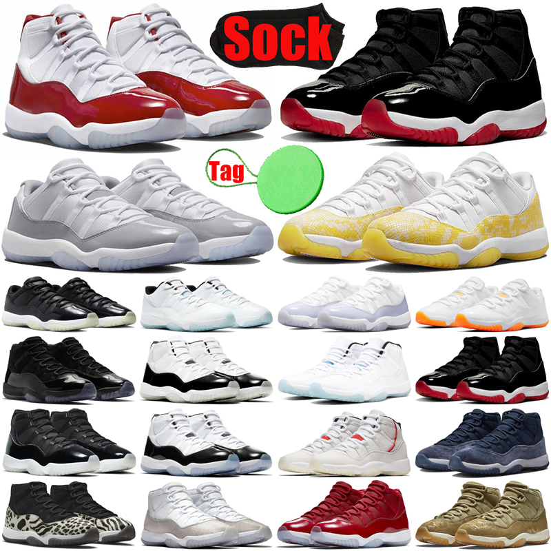 

Cement Cool Grey Cherry 11 11s basketball shoes for men women Yellow Snakeskin Midnight Navy bred Legend Cap And Gown Gamma Blue mens trainers sneakers wholesale, #9 space jam