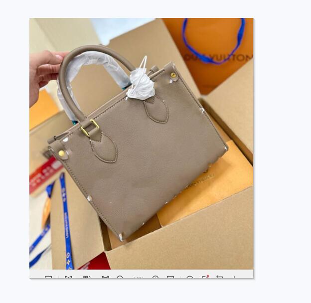 

Designer Bags Women Bag Handbags Embossed Flower Monograms ONTHEGO GM MM Womens Handbag Purse Tote Shoulder Female backpack 76