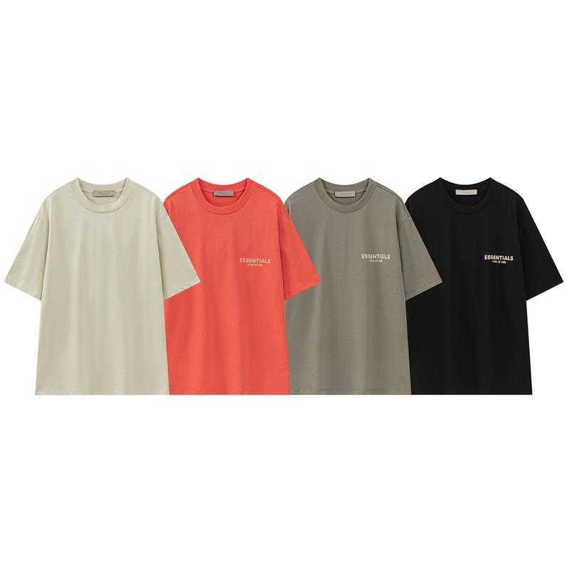 

ESS Tees T-Shirts Luxury Designer fashion clothing FOG FEARs OF GOD ESSEN American High Street Fashion Loose Couple Short Sleeve T-shirt Men's Summer, Watermelon