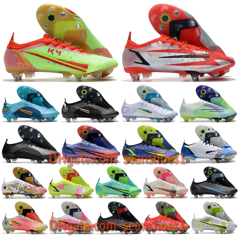 

Gift Bag Football Boots Mercurial Superfly 8 Elite CR7 SG Fixed Metal Spikes Soccer Cleats Ronaldo Mbappe Mens Soft Leather Trainers ACC Football Shoes US 6.5-12