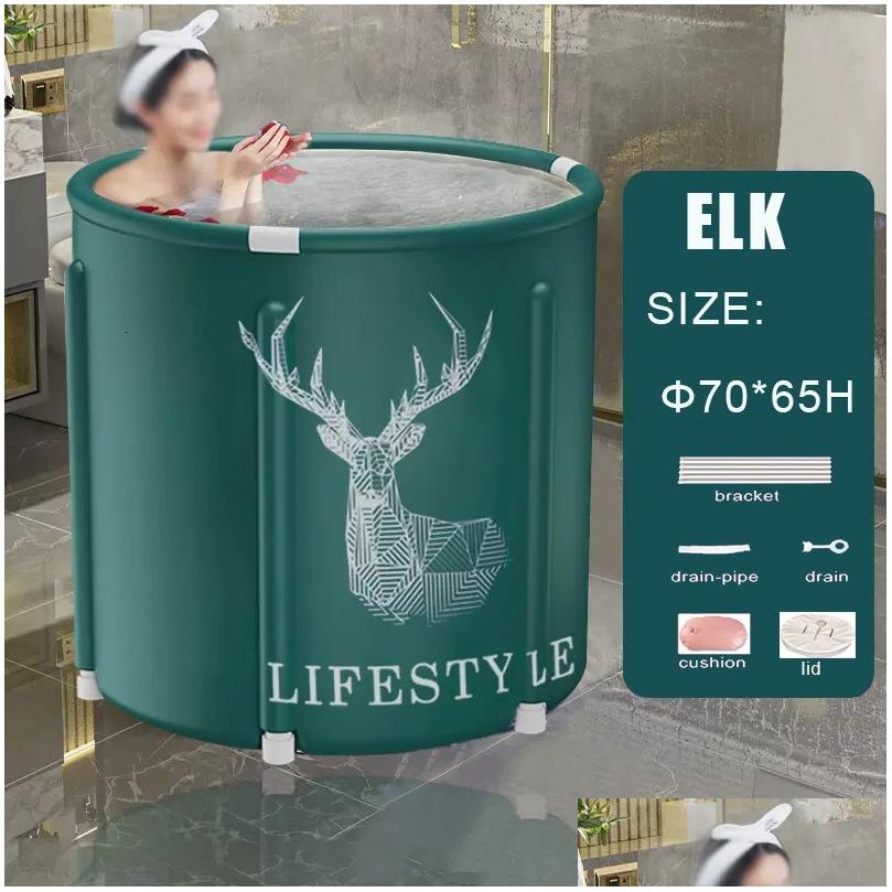 Other Bath & Toilet Supplies Other Bath Toilet Supplies Portable Collapsible Bucket Bathtub Large Capacity Bathroom Ice Winter Shower Dhakv