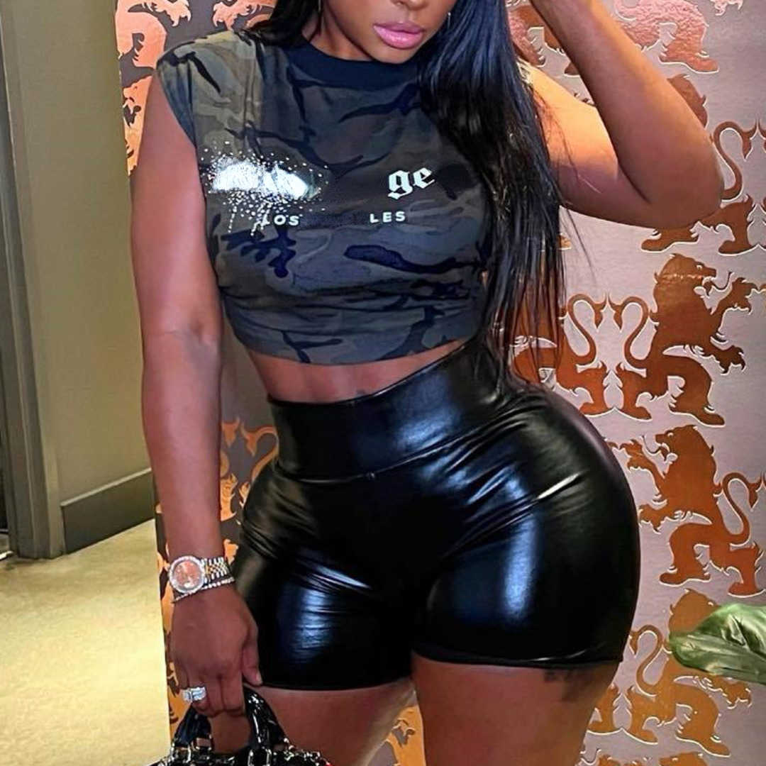 

Designer t shirt clothes palms designer shirts women t shirts fashion spray paint graffiti short sleeved high street loose trendy brand round neck letters, Black