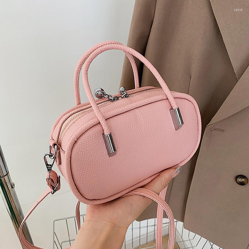 

Evening Bags Fashion Elegant Women Shoulder Bag Trendy Brand Designer Handbags Solid Pu Leather Top Handle Crossbody, Black