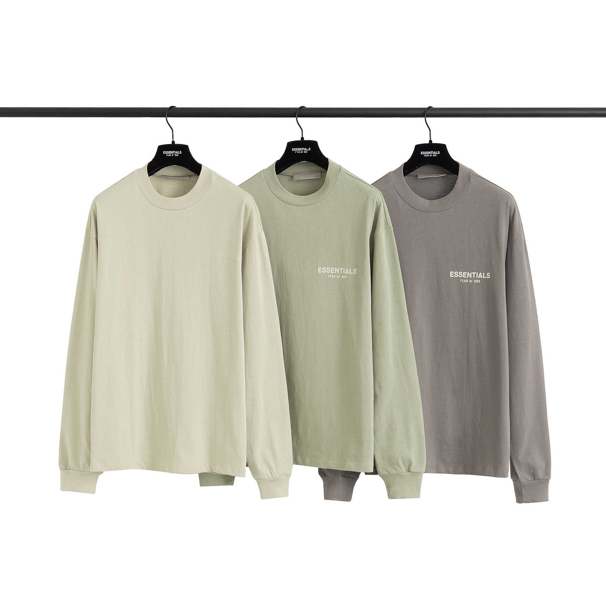 

ESS Hoodies FEARs OF GOD FOG Double Thread ESSEN American Luxury Designer Brand Couple High Street Loose Long Sleeve T-shirt mens womens Sweatshirts, Shipping fee