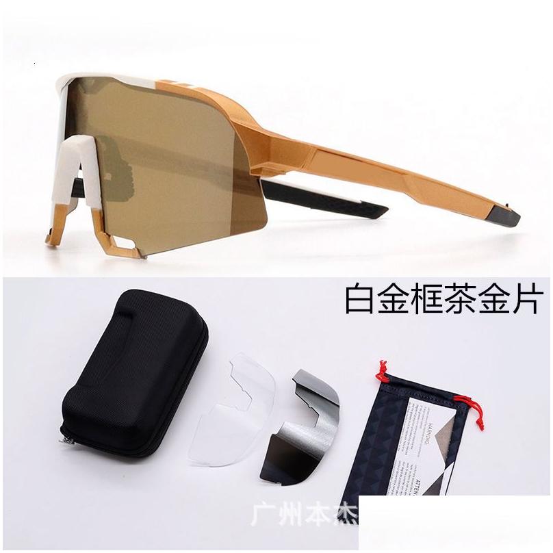 Cycling Sunglasses S3 S2 100 Sports Bike s UV400 Bicycle Eyewear 3 Lens Bike Accessories 220524