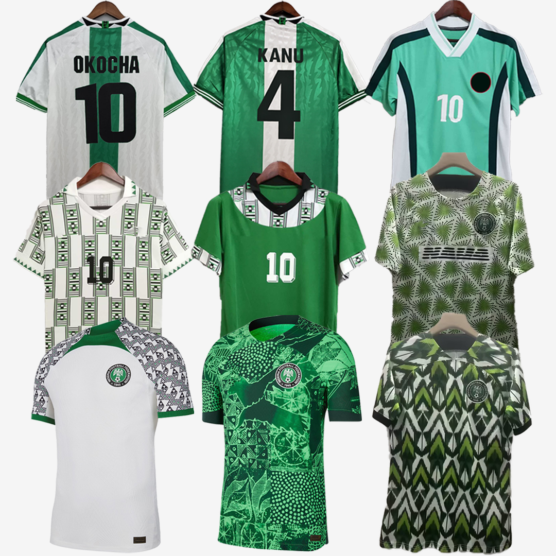 

Nigeria 2022 SOCCER JERSEYS 22 23 24 Nigerian football Shirt T Mens kit 2023 OKOCHA KANU BABAYARO UCHE WEST IHEANACHO Training suit 94 96 98 uniform 1994 1996 1998 RETRO