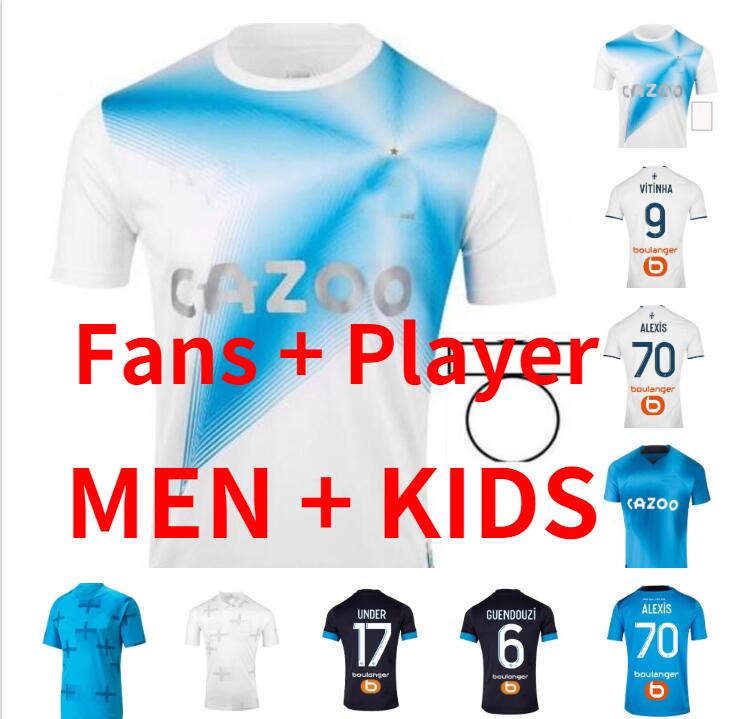 

22 23 Marseilles ALEXIS CLAUSS soccer jerseys VERETOUT PAYET 2023 30 Year Anniversary Special Under GUENDOUZI football shirts men kids kit Fans Player version