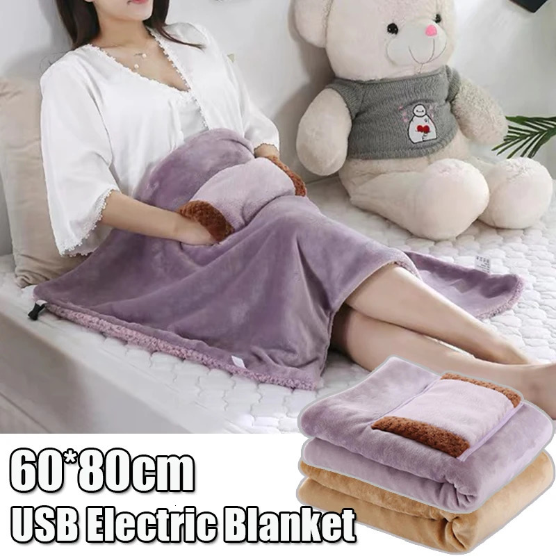 Electric Blanket Electric Blanket 5V USB Thickening Electric Blanket Body Warmer Heated Blanket Electric Mat Carpet Winter Body Heated Blanket 23111