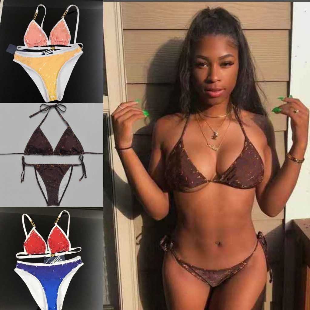 

Designer Bikini Top Womens chothing High Quality Designer Swimsuit Sports Underwear Sexy Beach Swimwear two one piece Sets Surfing Bikini Women Clo, L1