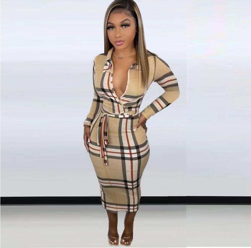 

Women Casual Dresses white v neck midi dress v neck print dress Sexy Sleeveless NEW Luxury GGity Lavender Dresses tartan skirt woman Pink Female Loose Party Beach -3XL, Khaki