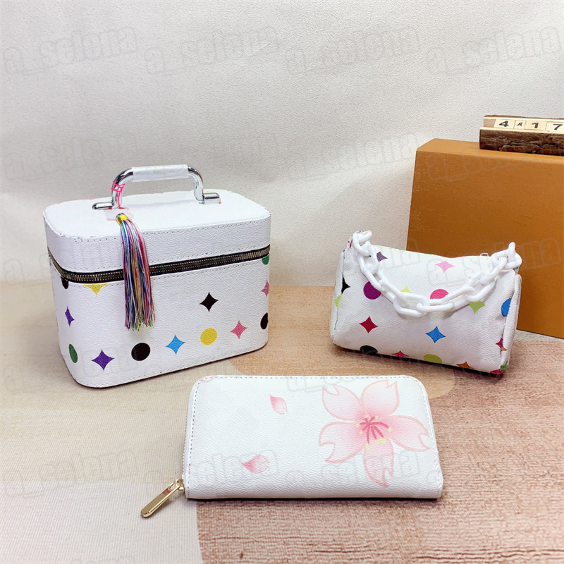 

3pcs Cosmetic Box Lady Bucket Bag for Women Classic Cosmetic Case Women Bag Set Tote Handbag Purse Makeup Case Purse7946581