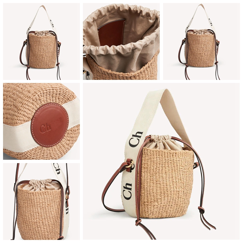 

Woven Travel Women Purse Shopping Bag Clutch Fashion Beach Shoulder Bag Handbag quality Luxury Designer woody the tote straw chole bag Vacation summer crossbody
