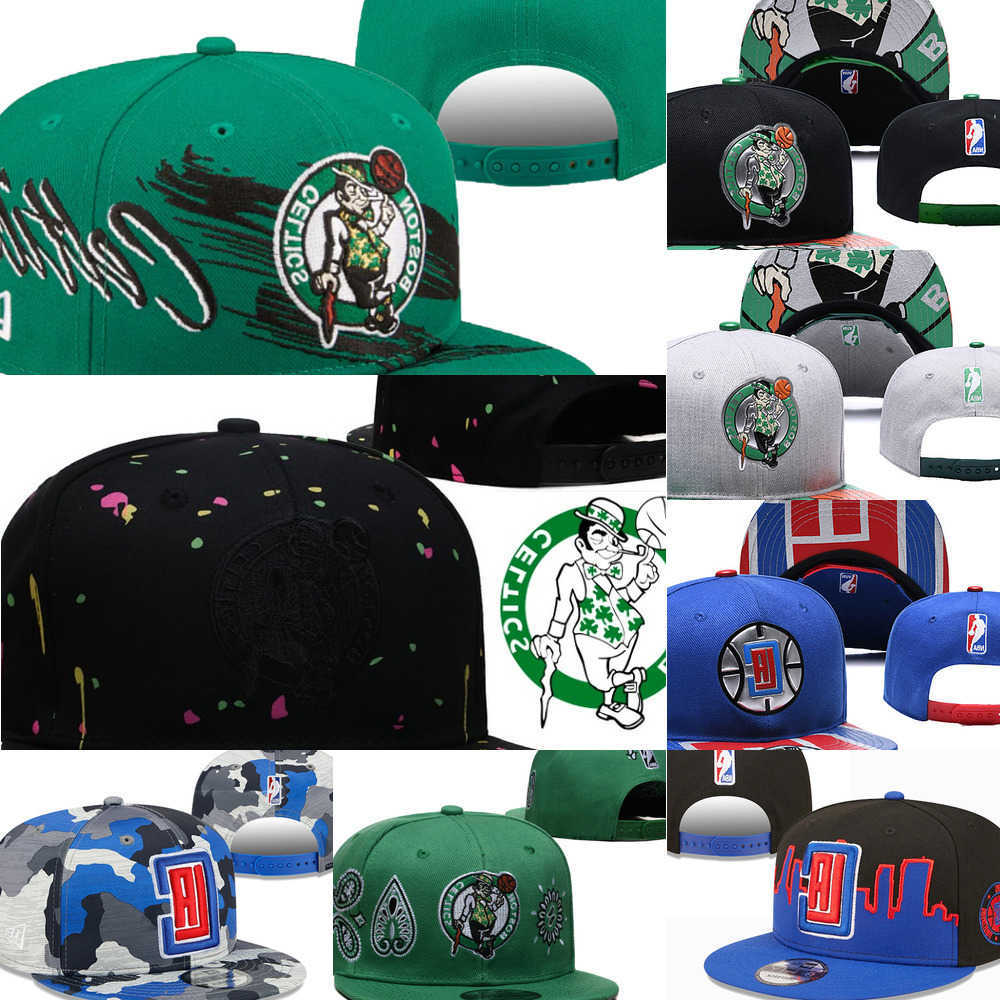 

2022-2023 Snapbacks Boston''Celtics''hat Los Angeles''Clippers''Caps Basketball hats Adjustable Fit Hat, Color
