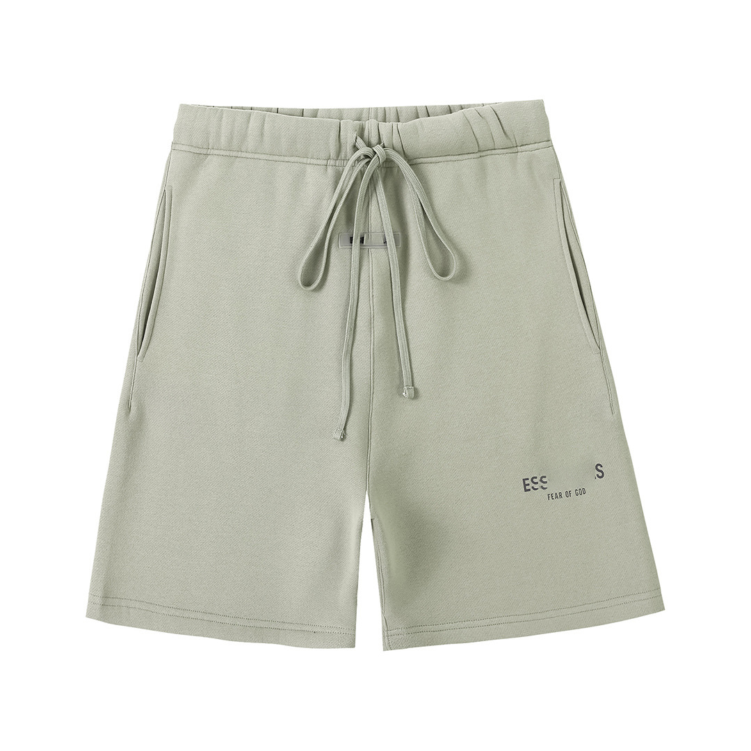 

Essentail Shorts High Stree Casual Loose Clothing Sports Short Cotton Fashion Letter Style Tide Knee Length Essentiel Sweatpants New Summer Clothing U4bh