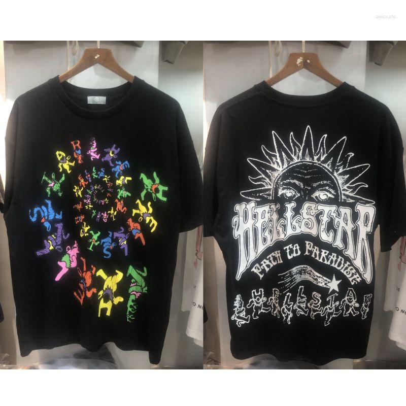 

Men's T-Shirts Men's T Shirts High Quality Hellstar Studios Tshirts Color aiesr Bear Print Short Sleeve bapiae Hiphop Street Oversize Men Women T-shirt tech fleece