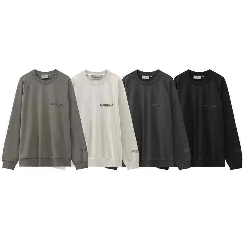 

Ess Hoodie Sweatshirts Designer Clothing Fears of God 2022 New Fog Essen Round Neck Loose Reflective Long Sleeve Thin Sweatshirt for Mens Womens, Shipping fee
