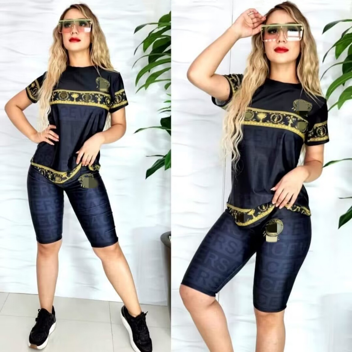 

2023 Sporty Two Piece Sets Pants Casual Tracksuit Women Slim Fittness Bodybuilding Running Suits Free Ship, Black