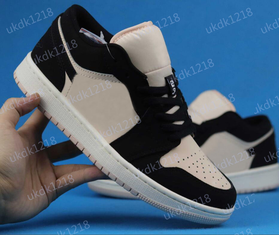 

Womens Mens Shoes basketball jmpman 1 Low Black Guava Ice High Mid DC0774-003 Air Sports Sneakers Shoes Size US 4-13 36-47, Pink