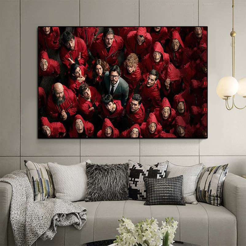 

Bella Giao Poster Canvas Print Wall Art Picture For Living Room Home Decor Wall Decoration Frameless