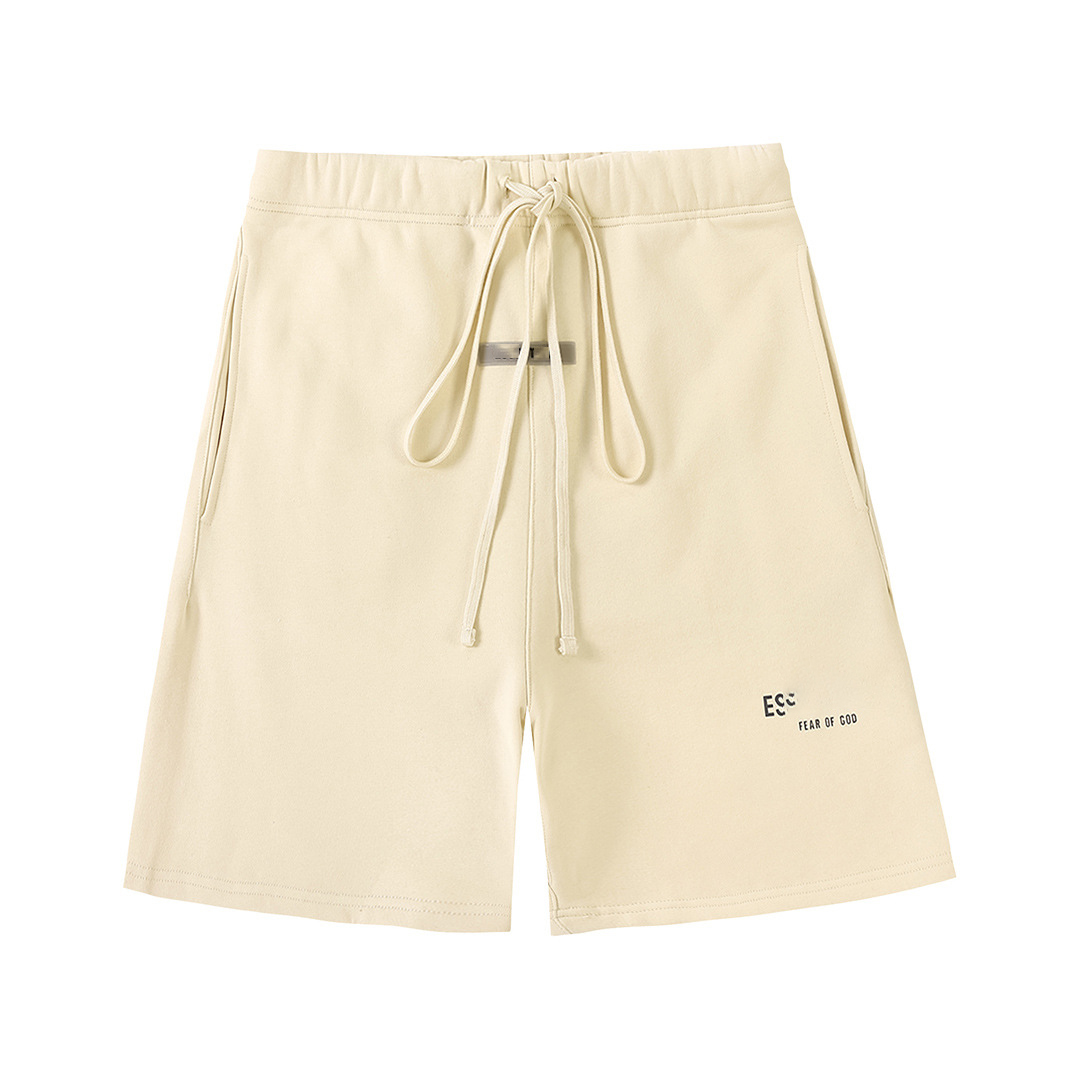 

Essentail Shorts High Stree Casual Loose Clothing Sports Short Cotton Fashion Letter Style Tide Knee Length Essentiel Sweatpants New Summer Clothing Tqqt