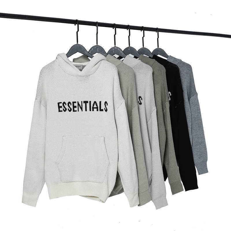 

Ess Hoodie Sweatshirts Designer Clothing Fears of God 22ss Trendy Brand Essen Mainline Fog Letter Hooded Sweater Autumn and Winter Men' Women' Thickened Loose Knit, Shipping fee
