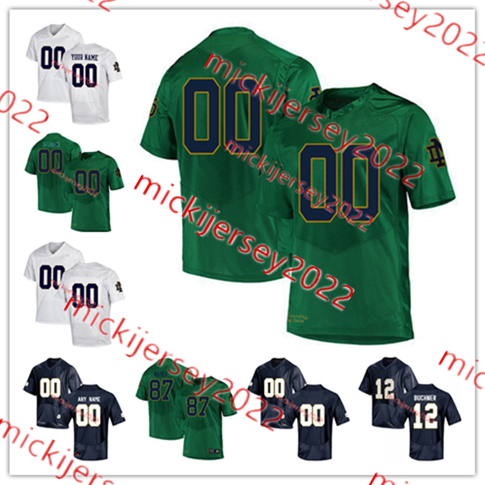 

Kyle Hamilton Notre Dame Fighting Irish Football Jersey Terry Hanratty Lou Holtz C.J. Prosise Will Fuller 6 Equanimeous St. Brown Quenton Nelson Durham Smythe Jerseys, Green