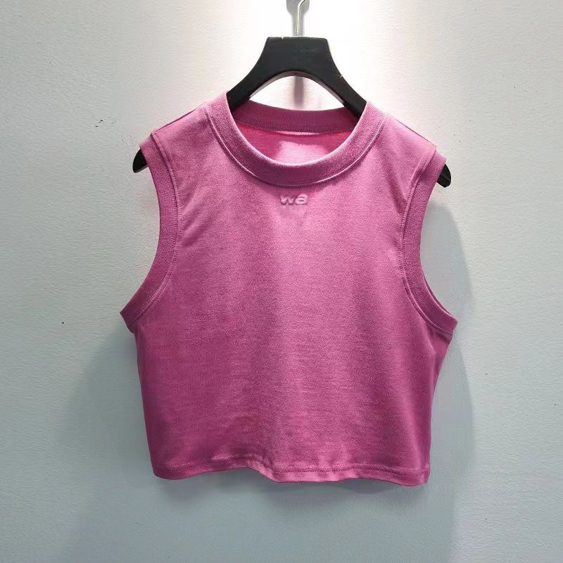 

omen Tops Designer Anagram-embroidered Cotton-blend Shorts Skirts Yoga Suit Two Piece Dress Bra Vest Ladies Solid Vintage T Shirt Femme FVRO