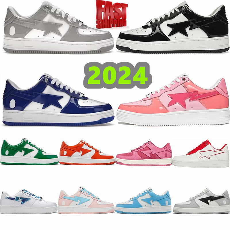 2024 Running Shoes For Men Women Nostalgic Blue Yellow Black White Patent Olive Grey Fog Blue University Red Designer Sports Sneakers Mens Traine-image-921569884