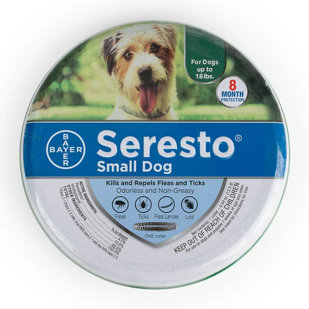 

Bayer Seresto Prevent Kills and Repels Ticks, Fleas and Lice Collar Veterinarian Recommended Health and Grooming Program for Dogs and Cats